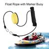 Буксировочный канат для каяка с буйком-маркером, ПВХ, карабин из нержавеющей стали, высокая видимость, сверхпрочный, дрифтовый носок, обвязка, нейлон