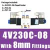 4V130C-06 4V230C-08 Solenoid Valve Control Valve Reversing valve 12v 24V 220v 36V Coil Two-position Five-way 4V330C-10 4V430C-15