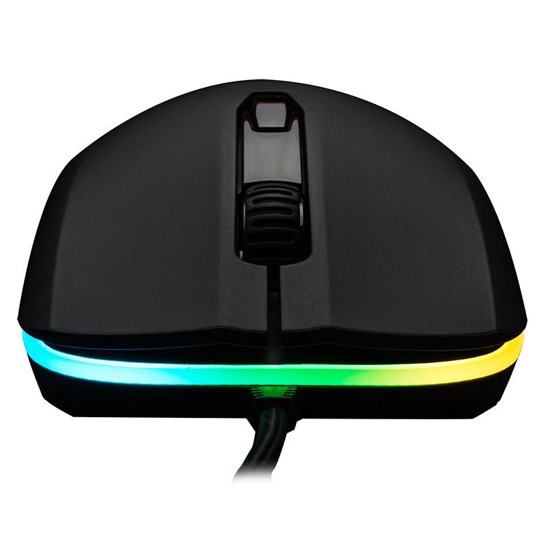 HyperX Pulsefire Surge — проводная оптическая игровая мышь RGB, сенсор Pixart 3389 с разрешением до 16 000 точек на дюйм, эргономичная, 6 программируемых кнопок