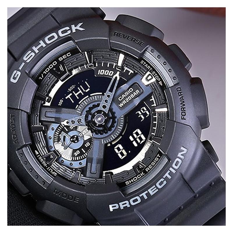 Casio Watch Series-GABA Black Samurai Ice Cream Macaron 200m Waterproof Quartz Movement Japanese and Korean Watch Same Style GA-110-1BDR&BA-110RG-7A