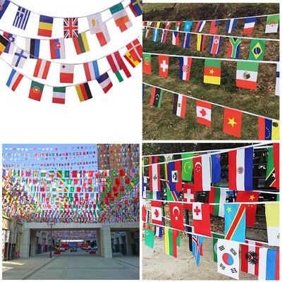 Флаги 50100 шт. Мультикультурная вечеринка Подвесной декор Разные страны В ассортименте