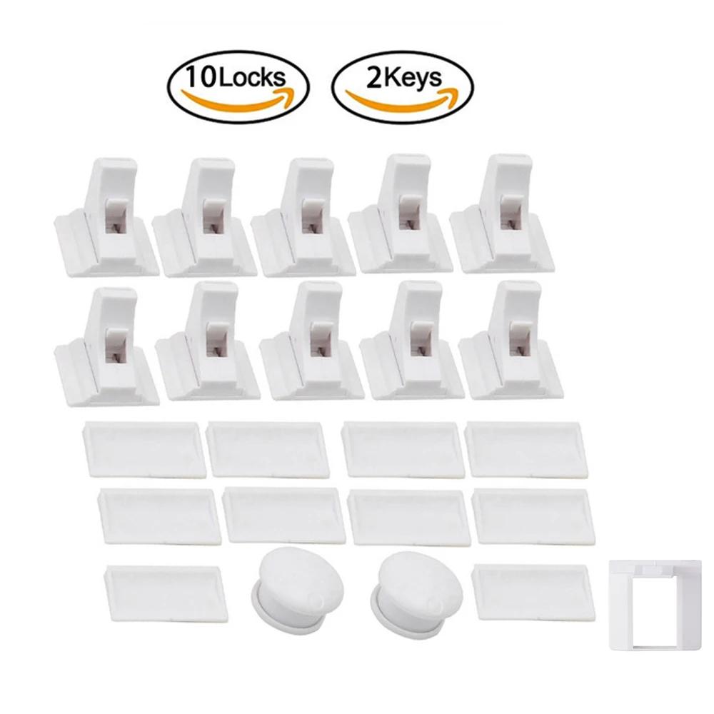 Children Protection Baby Safety Lock Magnetic Child Lock Drawer Latch Cabinet Door Lock Limiter Children Security Locks