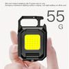 COB Flashlight Pocket XPE Camping LED Work Light Outdoor Foldable Side 2 COBs Hiking Lamp 800mAh USB Charging IPX4 Waterproof
