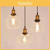 Elegant Retro Glass Pendant Light Fixture With Adjustable Height For Restaurants And Bars