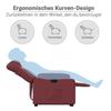 VidaXL Fauteuil Inclinable, Chaise de Relaxation avec Dossier, Siège avec Accoudoirs, Fauteuil TV de Salon, Moderne, Rouge 3205268