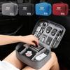 1pc Portable USB Data Cable Charger Storage Bag Travel Cable Organizer For Cadillac XT4 XT6 CTS DTS STS XTS ATS BLS SLS CT5
