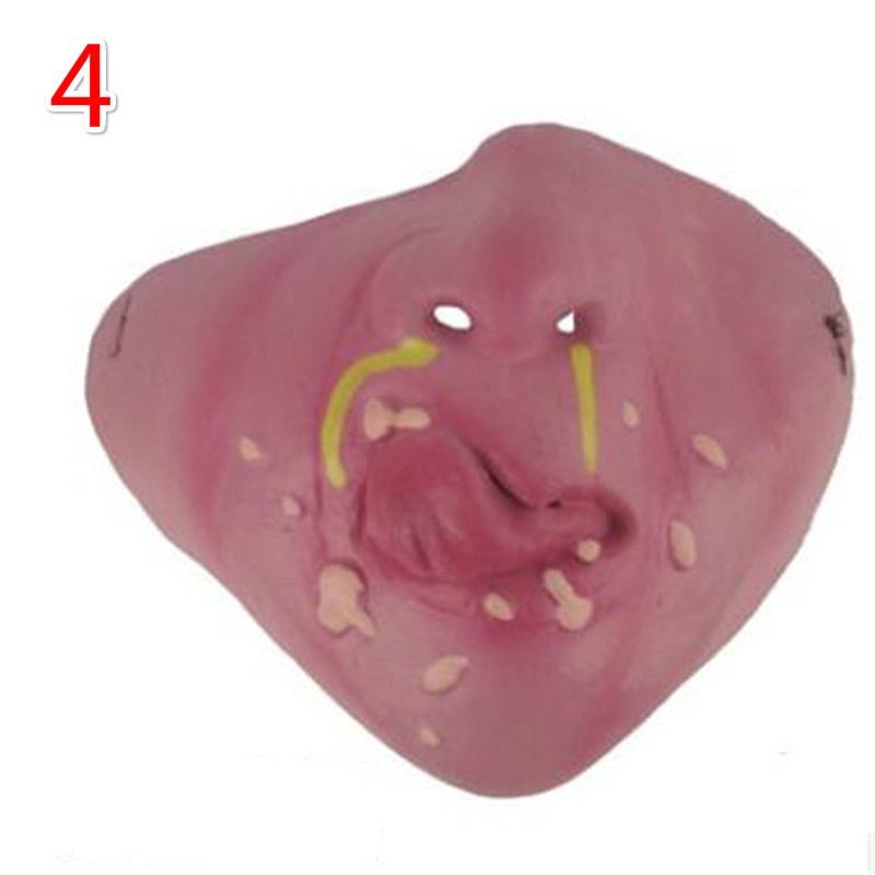 1 шт. Хэллоуин ужасный реквизит День дурака клоун латексный защитный щиток для лица косплей реквизит стиль AVE