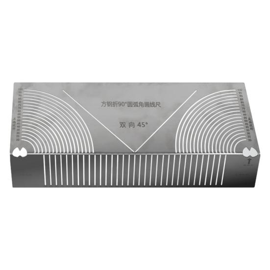 Инструмент для маркировки угловой дуги, инструмент для гибки и сварки квадратных стальных труб под углом 90 градусов, регулируемый линейный дуговой скрайбер для металлообработки