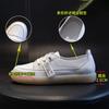 Spring 2025 New Little White Shoes Women's Casual Flat-bottomed Running Sports Single Shoes Women's Shallow Mouth Versatile Leather Women's Shoes Tide