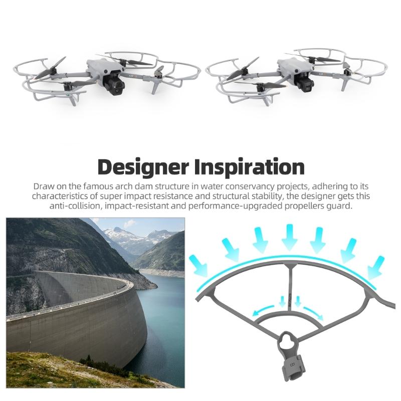 Drones Propellers Protections Props Semienclosed Propellers Protector for the Wing Fan Cover for AIR 3S/3