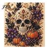 Non Scary Halloween Decor Projects Faux Pearl Painting Kit, Cute Ghost 3D Art DIY Cozy Autumn Home Decoration Kit for Adults, Christmas Craft Festive