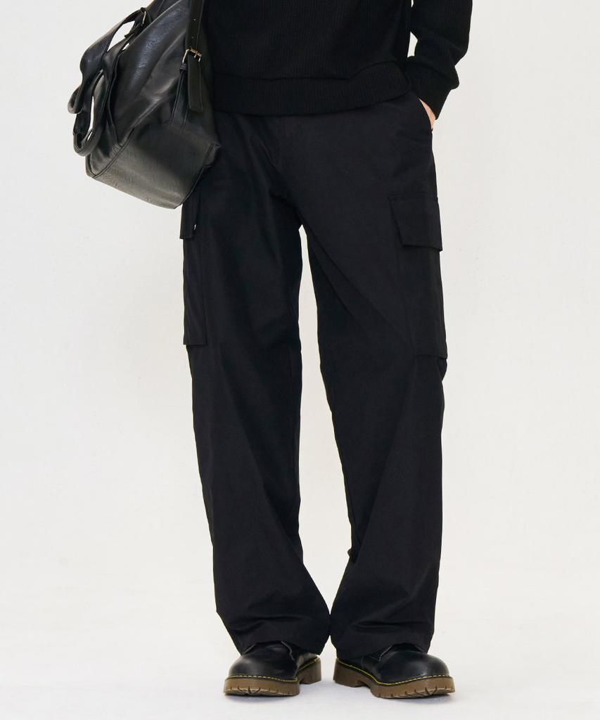 CHASECULT Men'S Wide Cargo Pants - Black