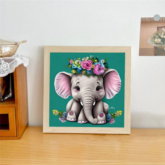 1 комплект горный хрусталь для рисования легко DIY с липким фоном включает в себя инструменты, аксессуары 5D горный хрусталь набор для рисования животных