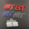 3D Metal GT Logo Letters Car Front Grill Rear Trunk Emblem Badge Sticker Decals Accessories