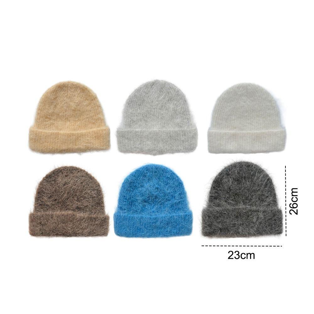 Winter Warm Alpaca Wool Beanies Thicken Keep Warm Caps Cold Protection Hat  Women Accessories