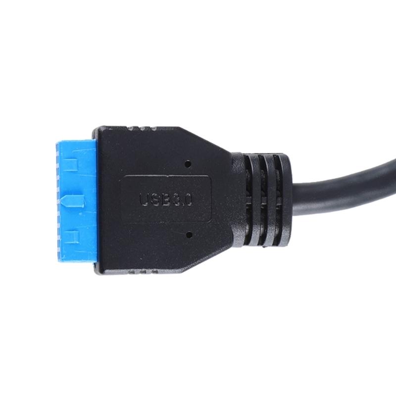 USB3.0 19Pin 1 To 2 Header Extension Wire USB HUB With Adopting Chip And Modular Cable Line And Expansion Card