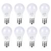 LED Light Bulb E17 Daylight White Mini Krypton 40W Equivalent 210 Degrees High Color Rendering 450lm Omnidirectional Type Compatible with Closed