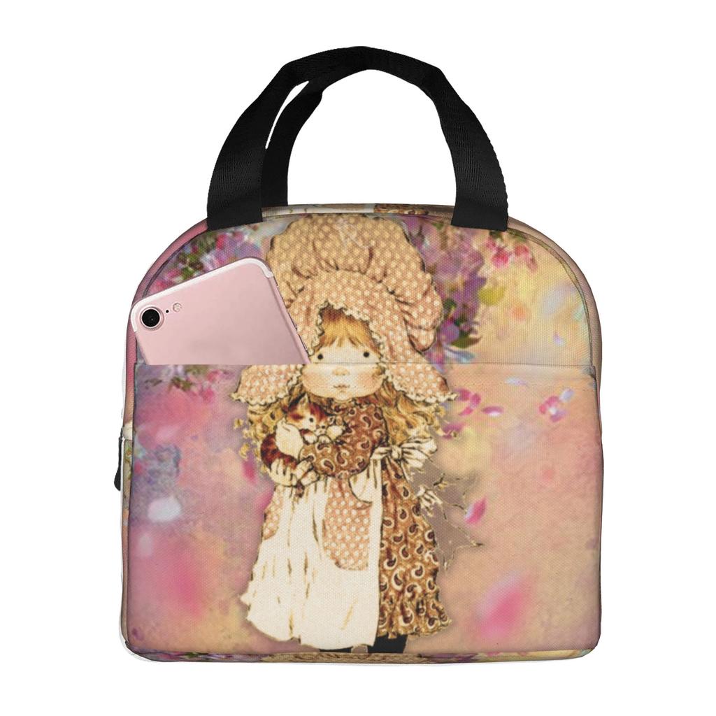 Cartoon S-Sarahs K-Kays Lunch Bag Men Women Kawaii Girl Cooler Thermal Insulated Lunch Boxes for Adult Office