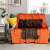 Новейшее мягкое фланелевое одеяло для баскетбольной площадки, для кроватей, спален, диванов, пикников, плед для отдыха на свежем воздухе, подарок