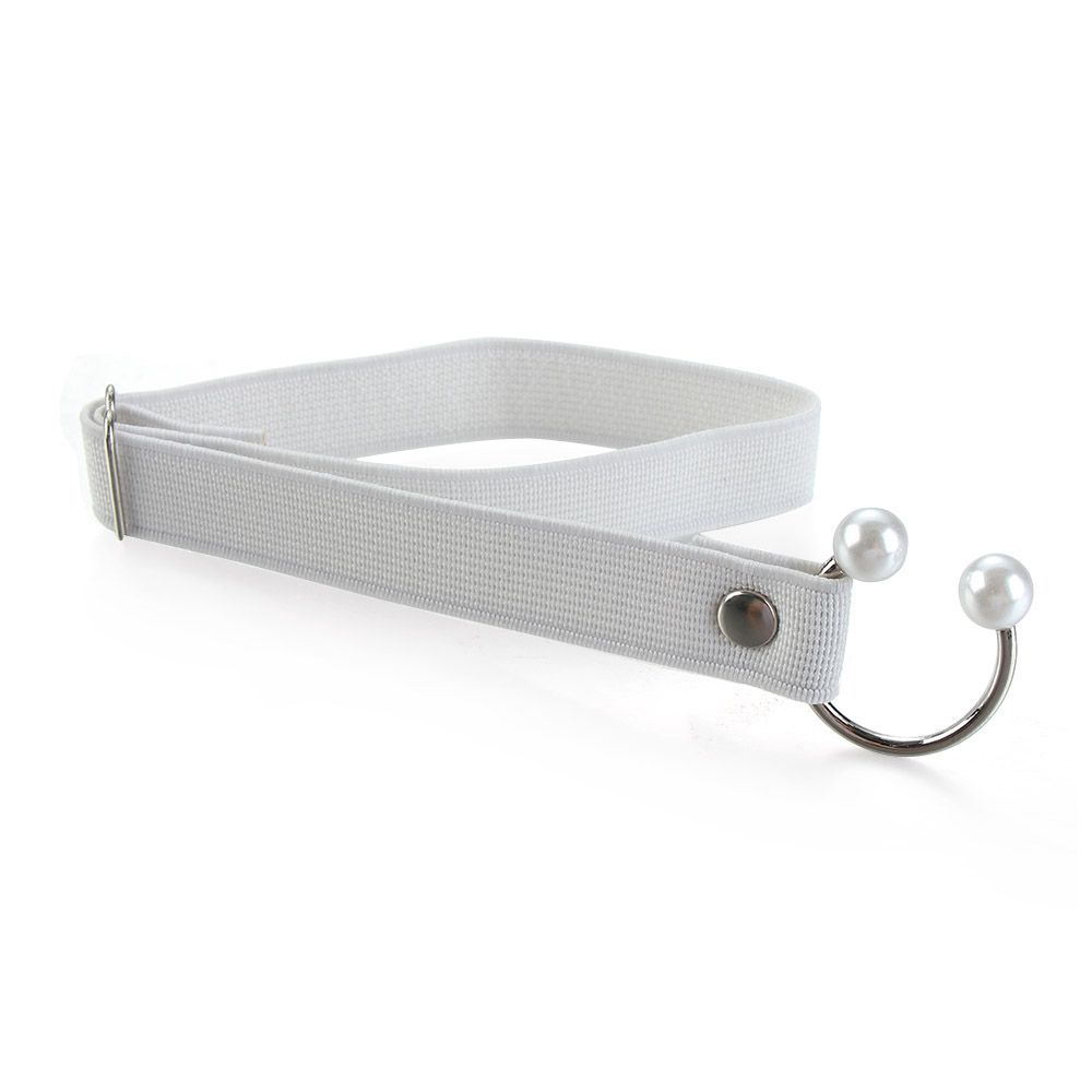 Ленивые шнурки с застежкой на высоком каблуке U-образные жемчужины противоскользящие ремешки завязывающаяся лента для щиколотки шнурок