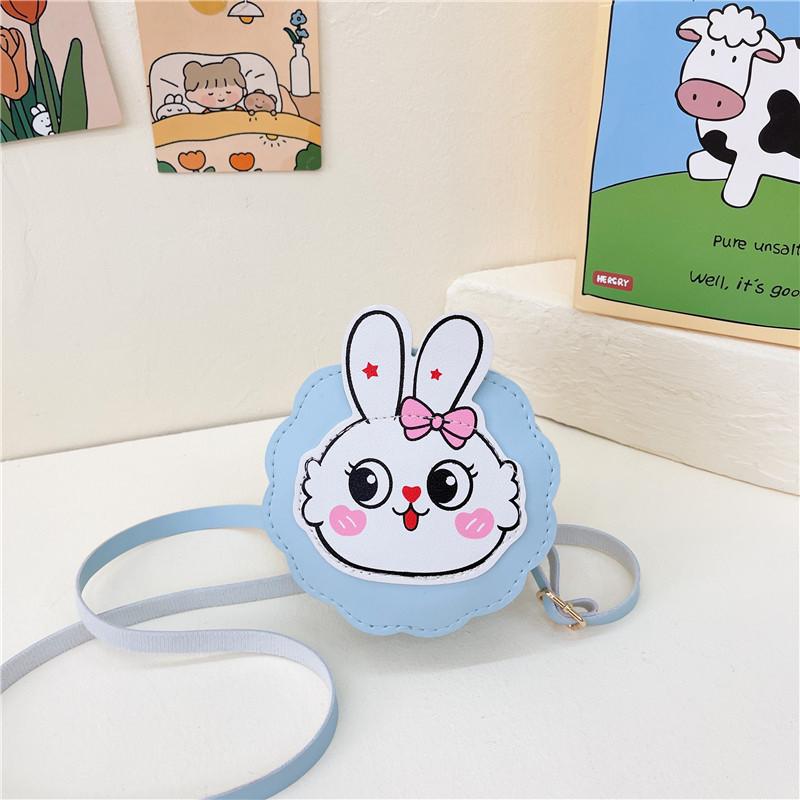 Rabbit Cute Cartoon Childrens Lanyard Messenger Bag Autumn Student Coin Purse