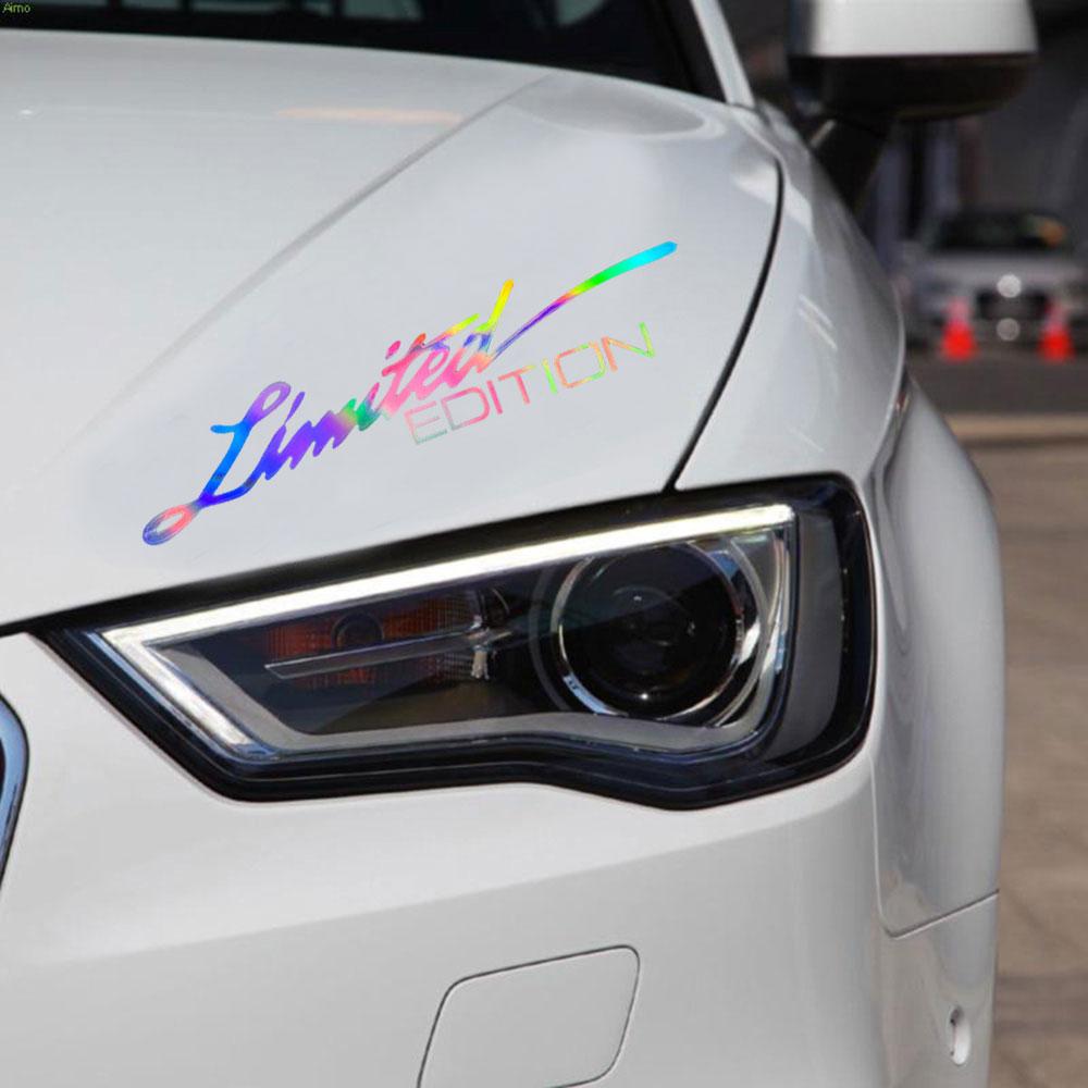 2 шт. ОГРАНИЧЕННЫЙ ВЫПУСК наклейки на автомобиль двери окна кузова боковые DIY лазерные крутые декоративные наклейки детали для внешнего стайлинга автомобиля аксессуары