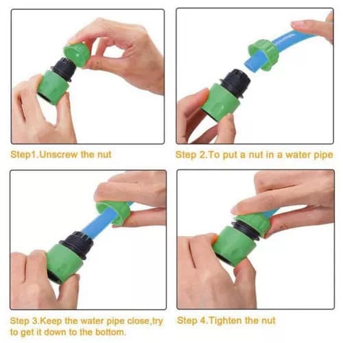 Hozelock Hose Pipe Connector Set Water Watering Garden Tap Fitting Hoselock