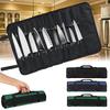22 Pockets Portable Carrying Kitchen Chef Knife Roll Bag Cutlery Storage Case
