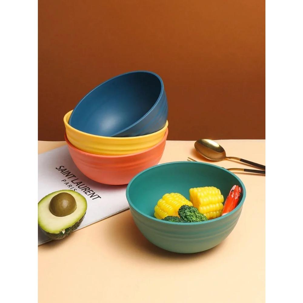 11 шт. миска из пластика PP, многоразовая, подходит для супа, овсянки и салата, можно использовать в микроволновой печи и мыть в посудомоечной машине, небьющаяся