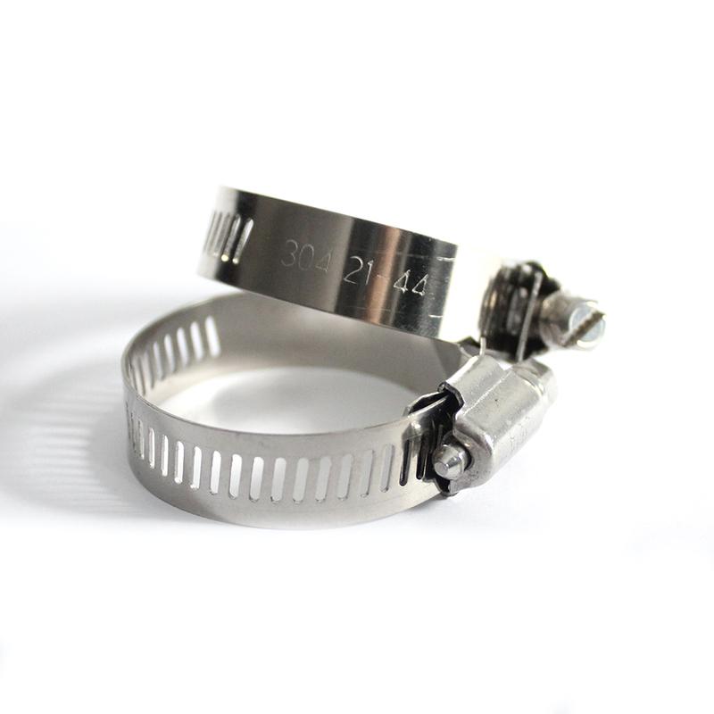 1PCS Hose Clamp 6-12 13-19 21-44 27-51 33-57 52-76 65-89 78-101 91-114mm Stainless Steel Pipe Clip Adjustable Screw Worm Drive