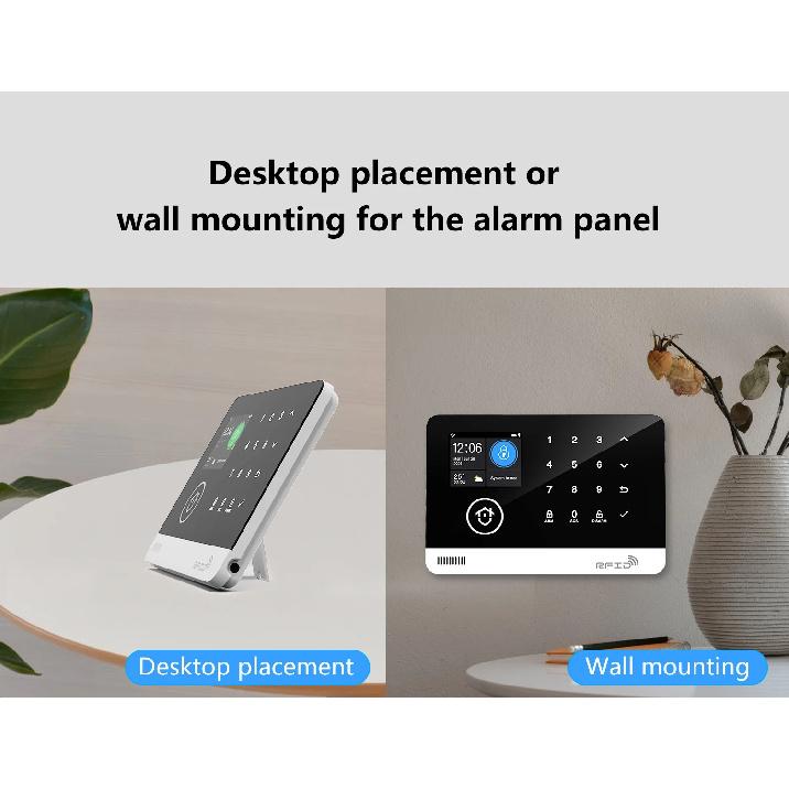 Tuya Умная WiFi GSM Система Домашней Безопасности - Сенсорная Клавиатура RFID Управление через Приложение Беспроводная Противоугонная с Регулируемой Громкостью