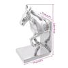 Bookends 2 pcs Silver 11 x 14 x 25 cm Aluminum