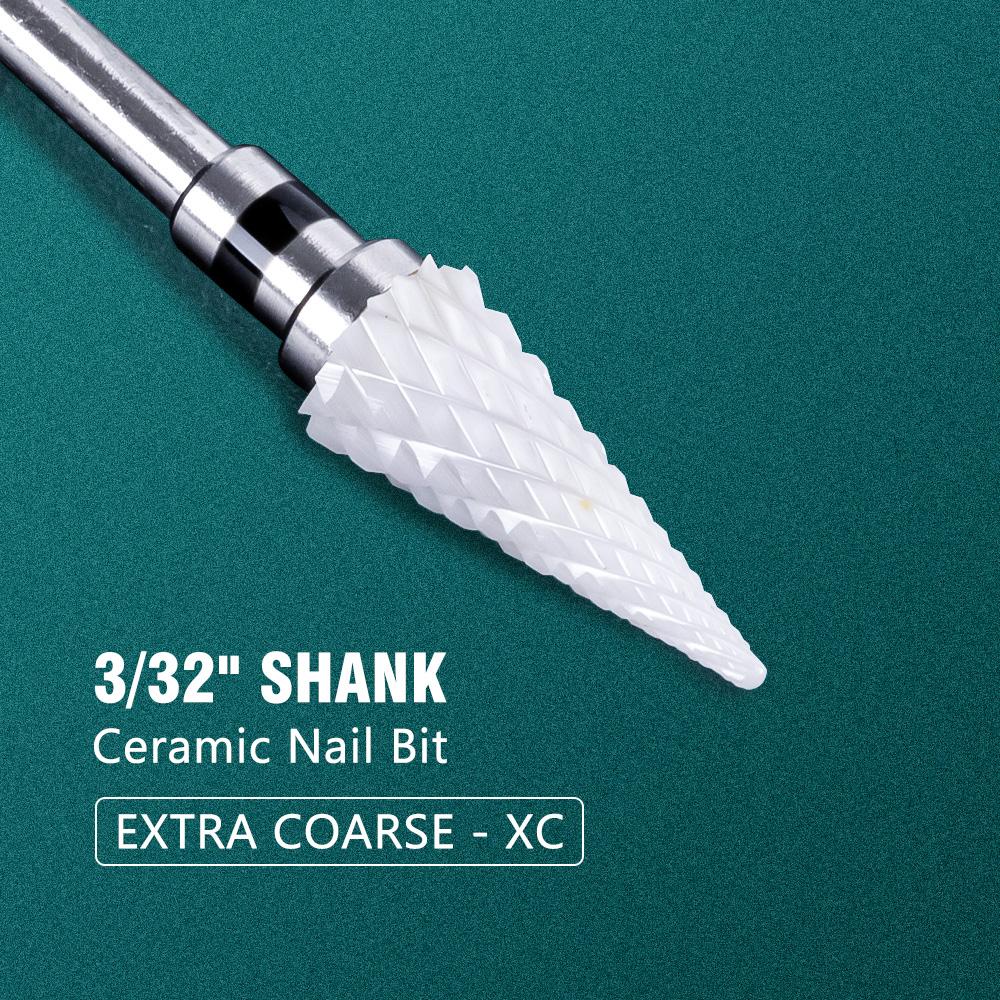 Dmoley Ceramic Tungsten Nail Drill Bit Electric Manicure Drills For Machine Milling Cutter Nail Burr Pedicure Accessories Tools