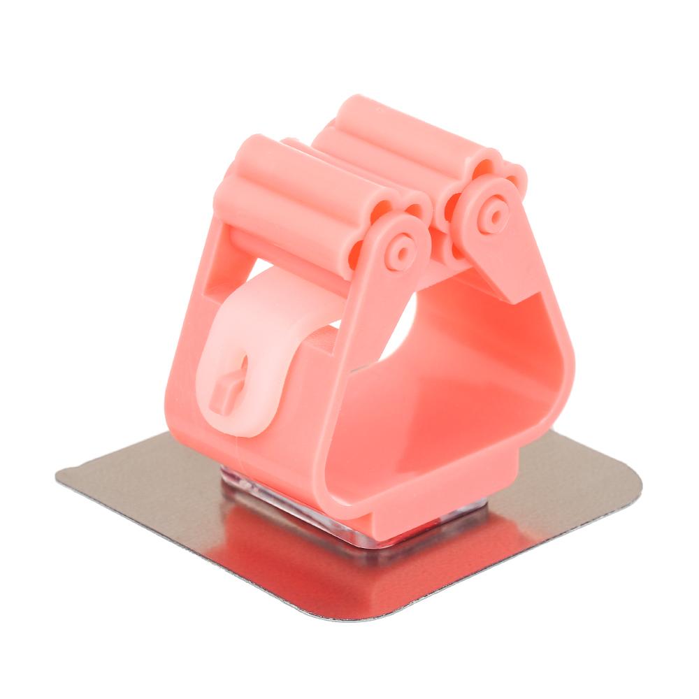 Органайзер для ванной комнаты, самоклеящаяся вешалка для метлы, пружинный зажим, настенные крючки, держатель для швабры