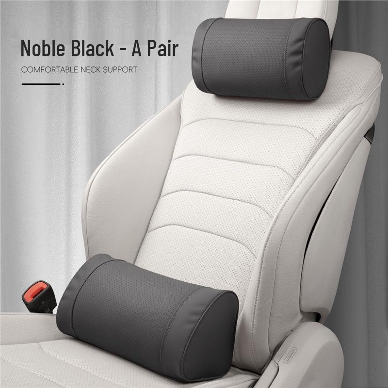 All-Season Car Accessories: Headrest, Lumbar Support, and Neck Protector for Mercedes-Benz, Tesla, and BYD.