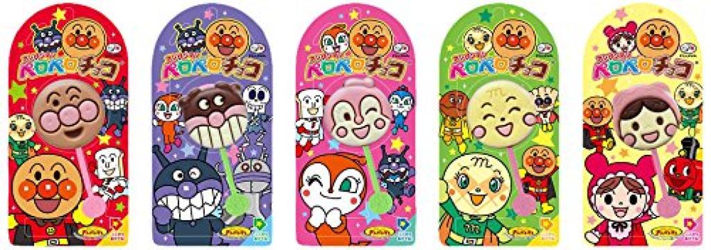 Fujiya Anpanman Lollipop Chocolate 12g x 12 sticks