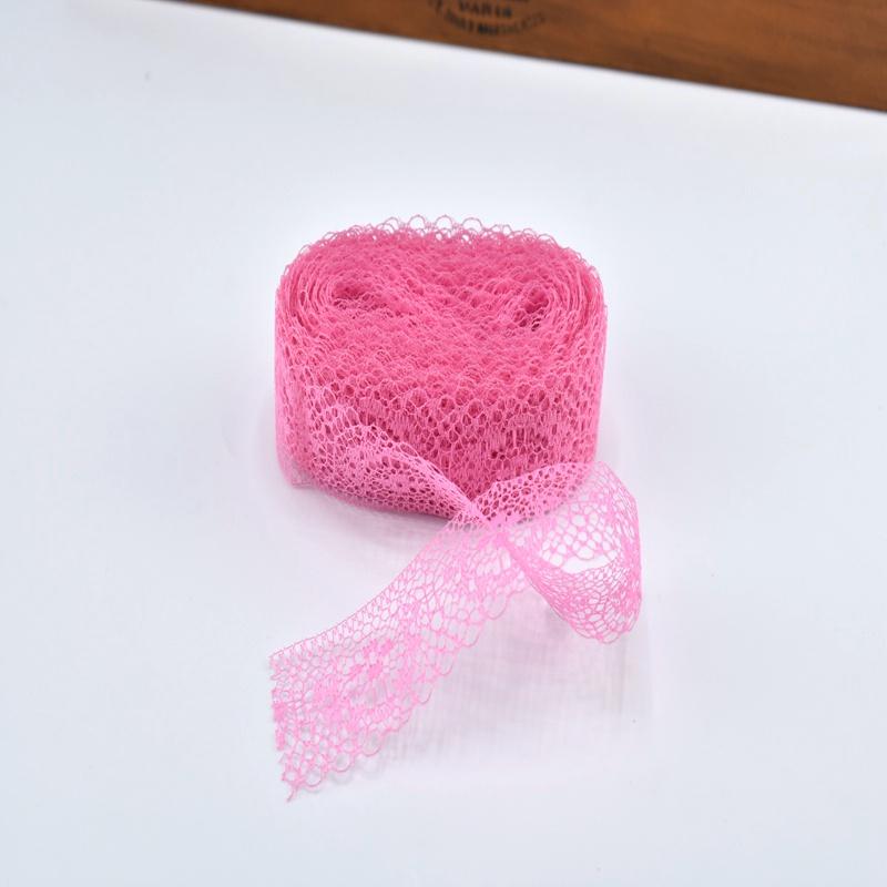 10Yard/Lot Cotton White Lace Trim Fabric Craft DIY Natural Lace Ribbon Sewing Clothing Embroidery Wedding Party Accessories 40mm