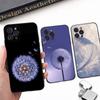 Чехол для телефона с перьями одуванчика для iPhone 14 11 12 13 Mini Pro Max 8 7 6 6S Plus X SE 2020 XR XS Funda Case