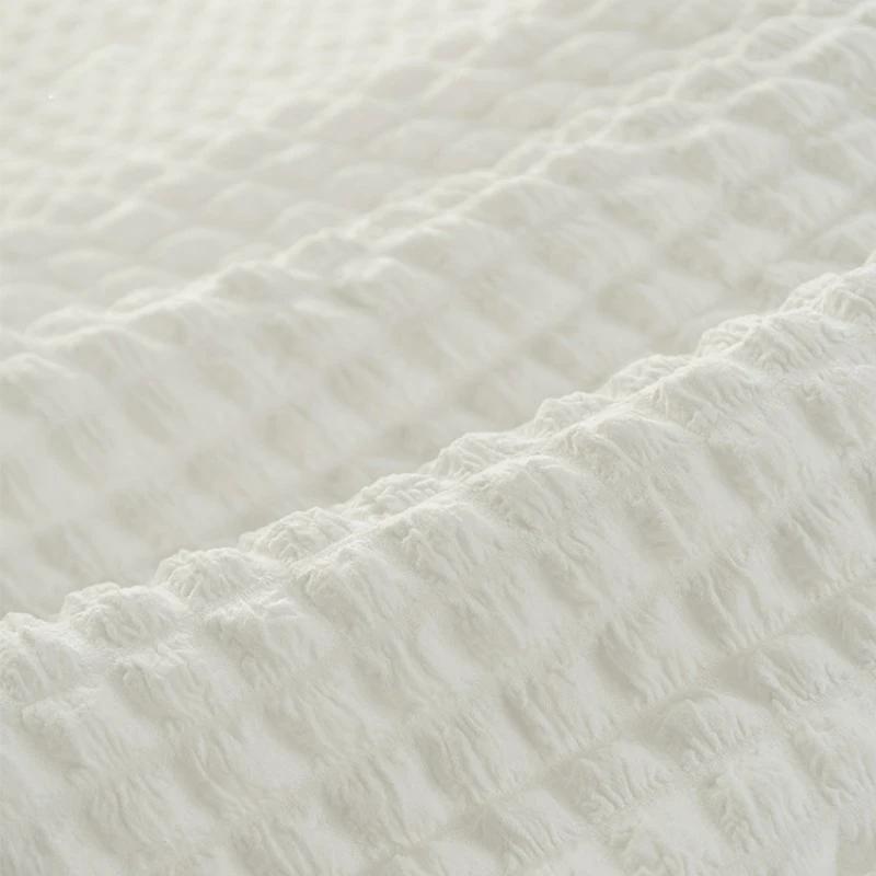 0.5m/1m/2m Soft Elastic Bubble Plaid Fabric Waffle Cloth for Sewing Sofa Cushion Cover Bag Dress Bedding DIY Clothing Fabric