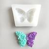 3D бабочка силиконовая форма для свечи рельеф цветок смола инструмент для изготовления украшения автомобиля животные ручная работа ароматизированная свеча свадебные подарки