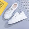 Женская обувь AutumnFashion White LaceUp Повседневная обувь Легкая обувь для ходьбы на доске Низкий верх Мягкая подошва Кроссовки Вулканизированная обувь