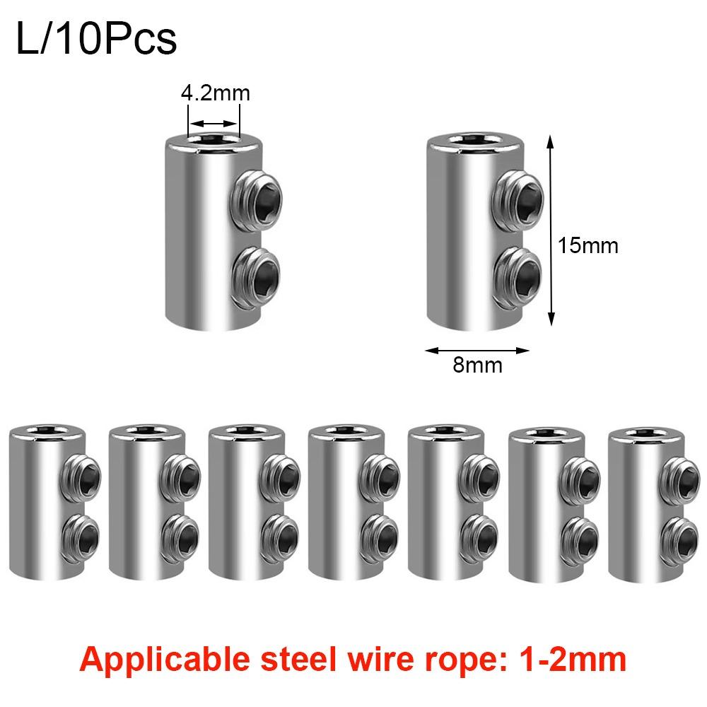 Adjustable Steel Wire Rope Clip Metal Hanging Clip New Stainless Steel Cable Clamp