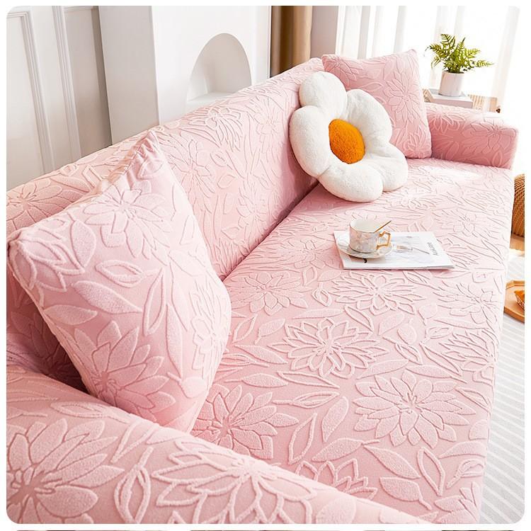 New Jacquard Velvet Elastic Sofa Cover All-season Universal Cat Scratch and Dust-proof Sofa Cover