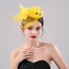Formal Dress Fascinator Headdress Luxury Bridal Mesh Ribbons Cap  Birthday