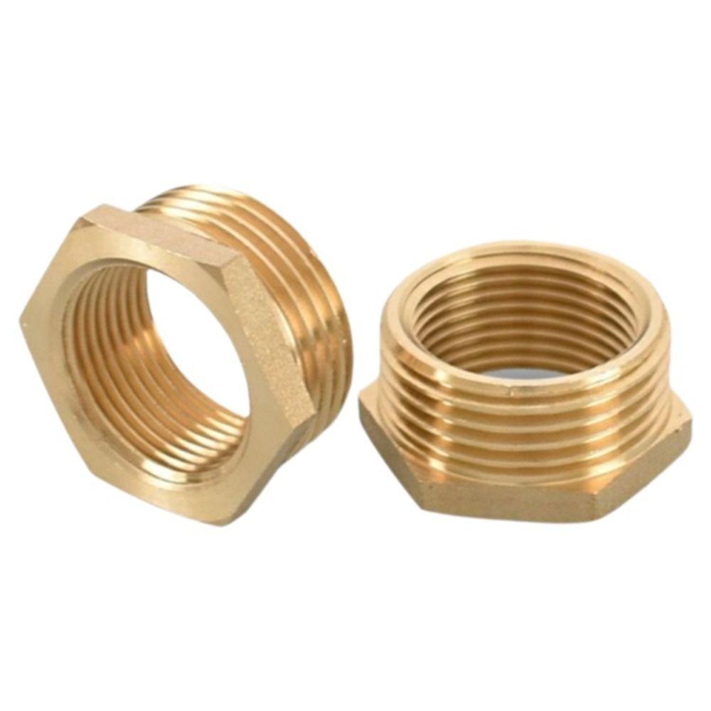 Brass Brass Hex Bushing 1/8 1/4 3/8 1/2 3/4 Water Gas Adapter Coupler Reducer Pipe Fitting
