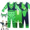 Wild Kratts Creature Power Suit Costume For Kids With Green Navy Jumpsuit And Mask