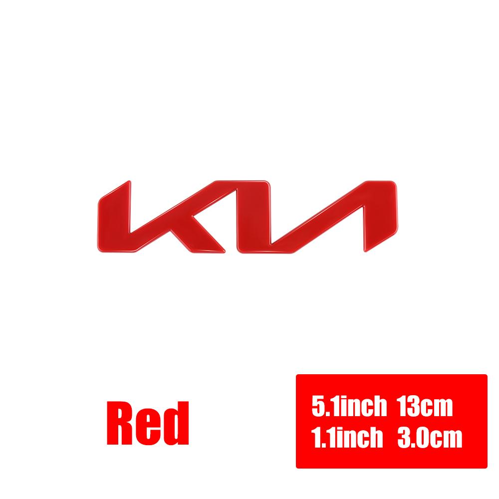 AABJA1 Car Front Hood Emblem Rear Trunk Badge Sticker Auto Accessories For Kia Sorento Sportage Forte Picanto Ceed Soluto KN Stinger
