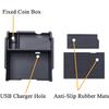 JKCOVER Center Console Organizer Tray Compatible With 2017-  Subaru Impreza And 2018-  Subaru Crosstrek, ABS Material Ert Armrest Storage Box