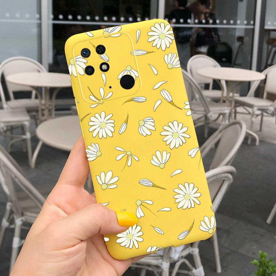 Чехол для телефона Xiaomi Redmi 10C Новый Популярный Цветочный Рисунок TPU Чехол-бампер для Xiaomi Redmi 10C 4G Redmi10C NFC 2022 Мягкий Funda