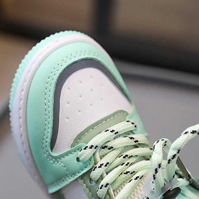 Детские кроссовки, новые однотонные подошвы для девочек, высокие туфли, детская повседневная обувь на липучке, баскетбольная обувь для мальчиков